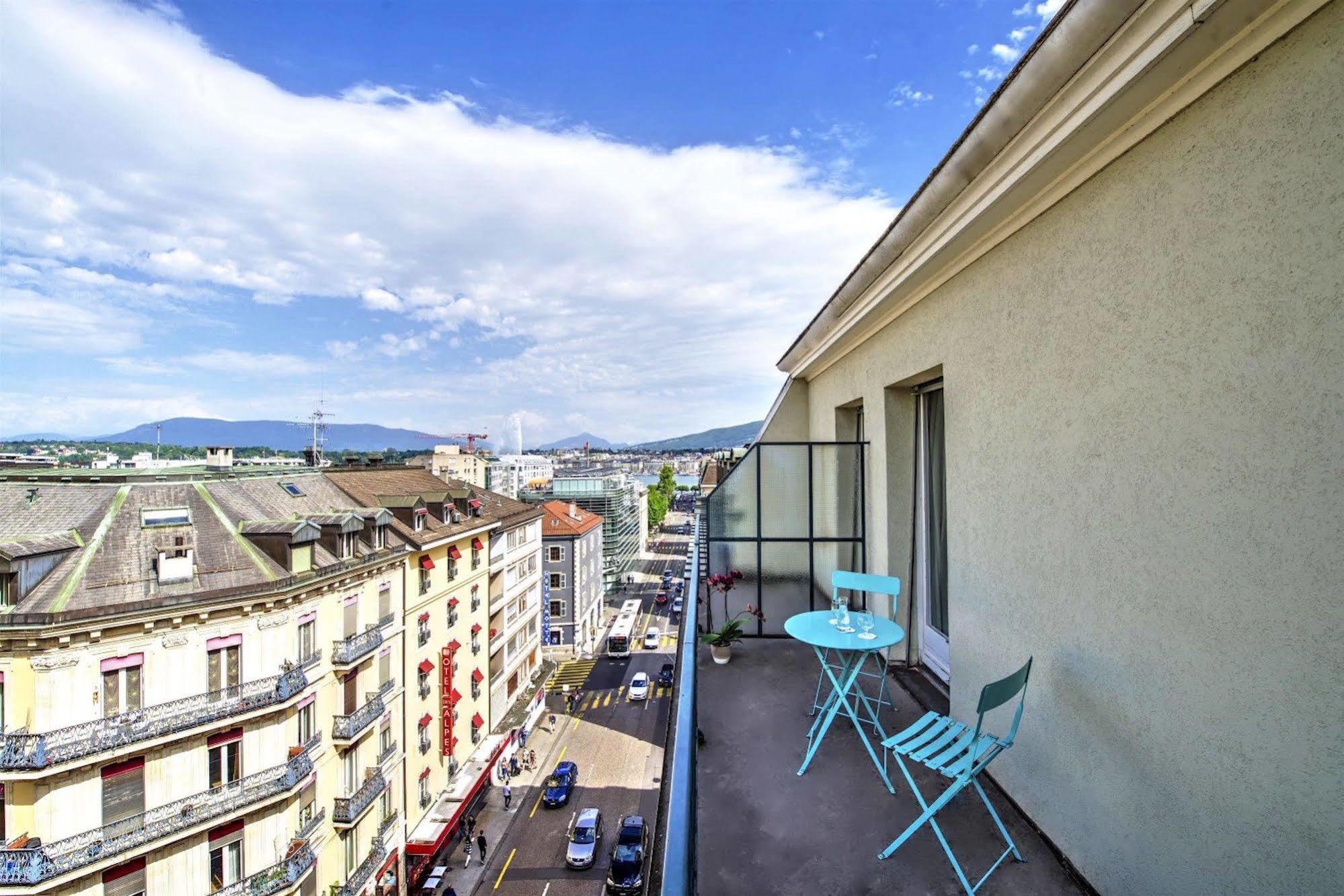 Hotel Montana Geneva Exterior foto